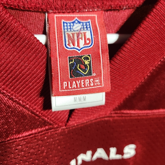 REEBOK "NFL Players" Home Jersey~Arizona Cardinals # 7 Leinart~Men's Medium - Picture 4 of 4